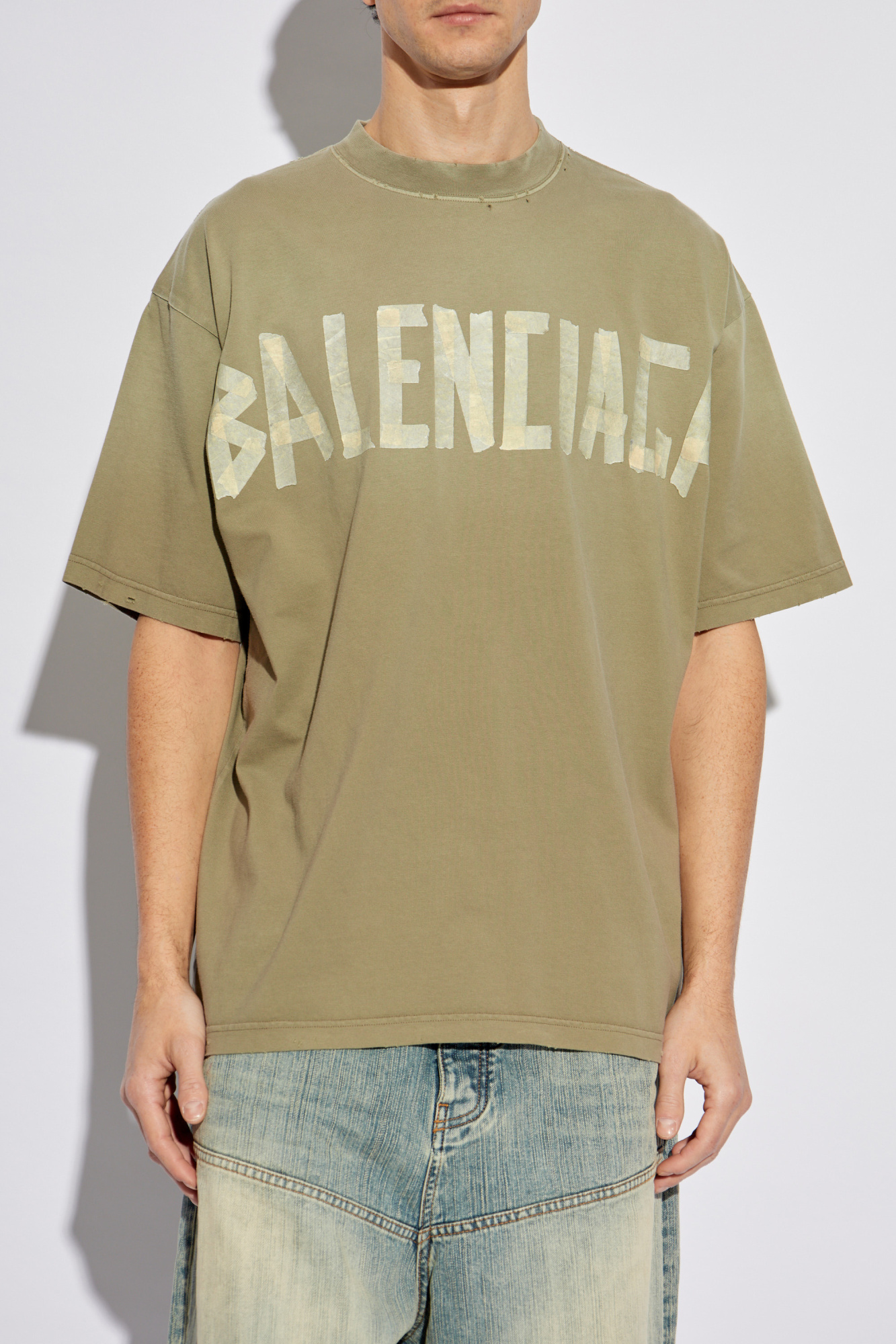 Balenciaga T-shirt with vintage effect | Men's Clothing | Vitkac Balenciaga T-shirt with vintage effect | Men's Clothing | Vitkac